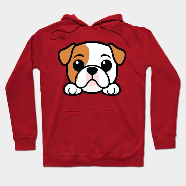 cute baby head dog Hoodie by nozencraft